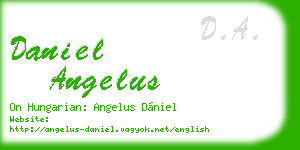 daniel angelus business card